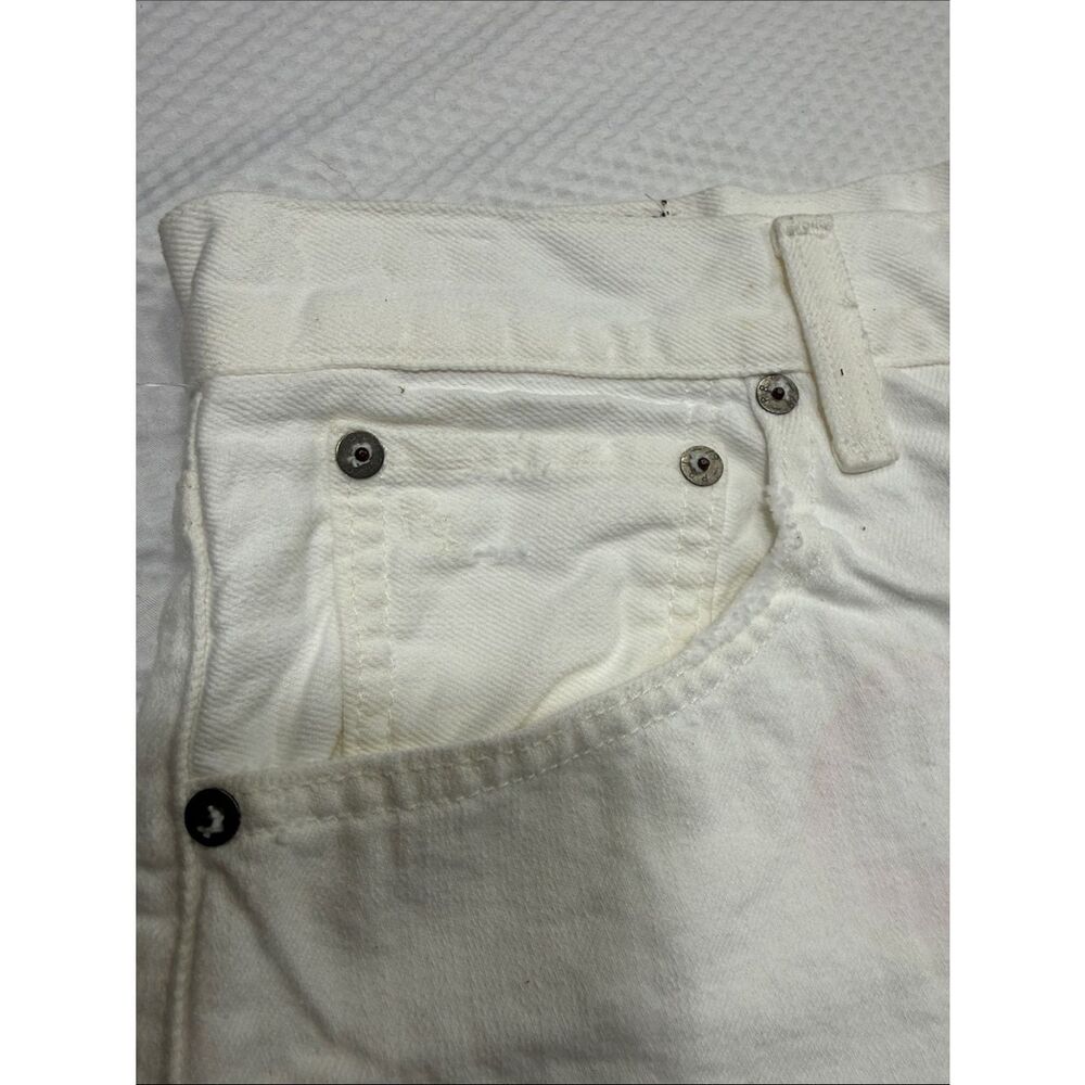 NWT Polo Ralph Lauren White Denim Raw-Hem Crosby Shorts Size 29 - Picture 11 of 11